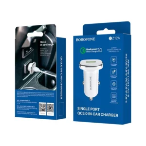 SINGLE PORT QC3.0 IN-CAR CHARGER SET-TYPEC.BZ12A