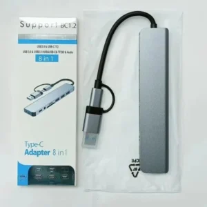 support rt BC1. 2  8in1 type-C ADAPTER