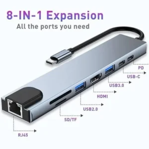 TYPE C ADAPTER 8 PORTS