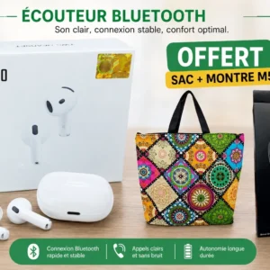 Écouteur Bluetooth hoco EW95+ (sac et montre m5 ) offert🔥(livraison gratuite) 🔥🚚